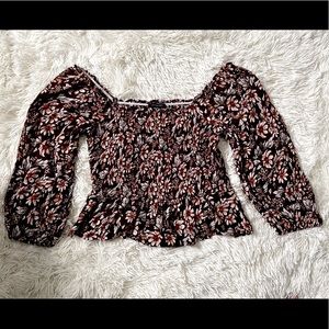 Floral off shoulder top